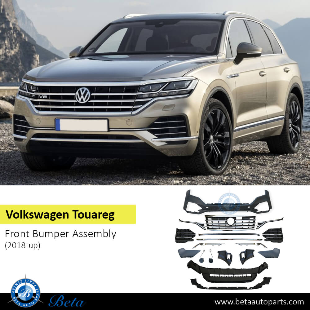 Volkswagen Touareg (2018-Up), Front Bumper , China, 760807217AK Volkswagen Touareg (2018-Up), Front Bumper , China, 760807217AK